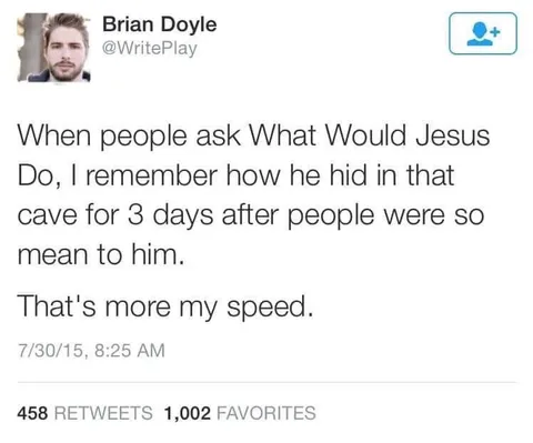 Jesus Hiding in the Cave
