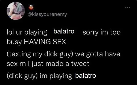 Too Busy Having Sex