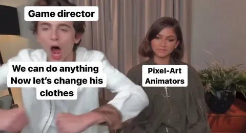 Game Director Changes Clothes