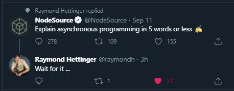 Wait for It Programming Joke