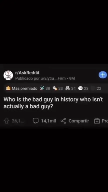 Who Is the Bad Guy in History