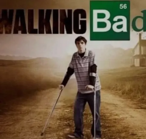 Walking Bad Crutches Pun