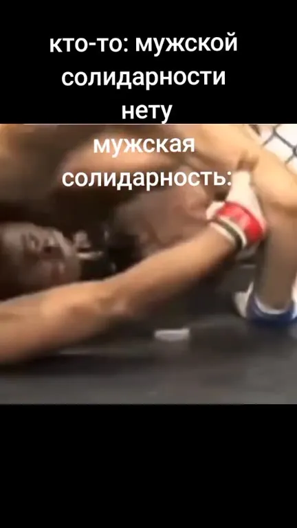 Мужская солидарность в клетке