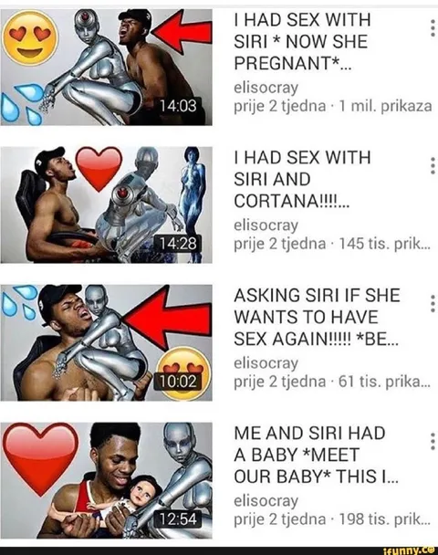 Siri and Cortana Baby Meme