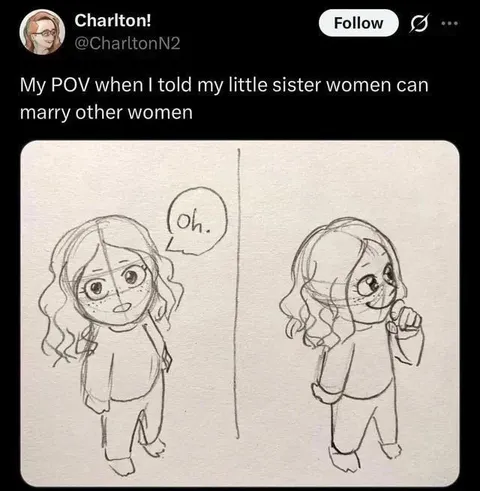 Little Sister Learns About Marriage
