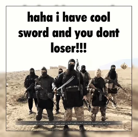 Cool Sword Loser Meme