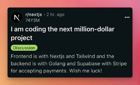 Next Million-Dollar Project Stack