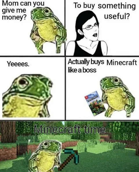 Frog Buys Minecraft