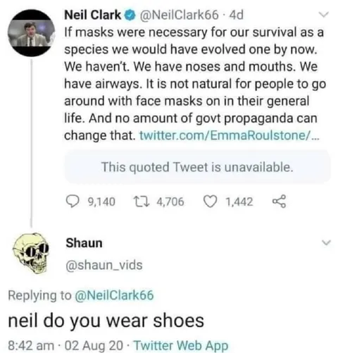 Neil, Do You Wear Shoes?