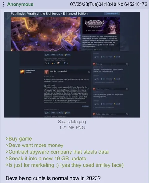 Devs Being Cunts in 2023