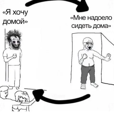 Хочу домой, но надоело сидеть дома