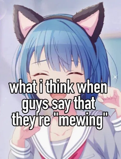 Catgirl Reacts to Mewing