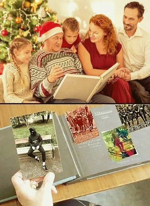 Семейный фотоальбом с сюрпризом