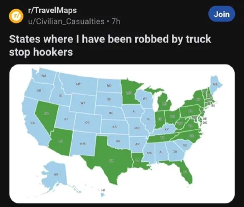 States Robbed by Truck Stop Hookers