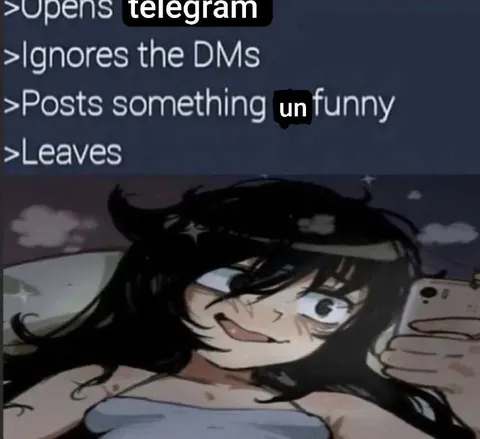 Opens Telegram Ignores DMs