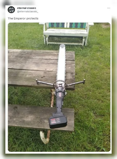 The Emperor Protects Chainsaw