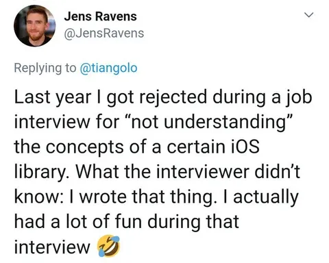 Rejected for Not Understanding Own Code