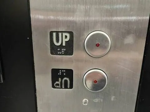 Both Elevator Buttons Say Up
