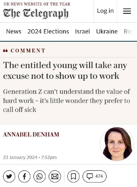 Gen Z Calls In Sick