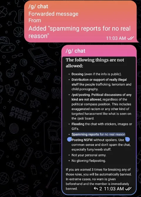 Spamming Reports for No Real Reason