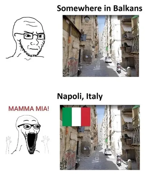 Naples Looks Like the Balkans