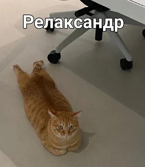 Релаксандр под офисным креслом