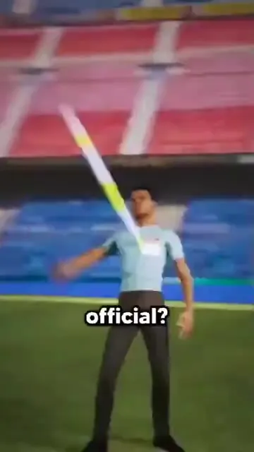 Javelin Thrower Accidentally Hits Official