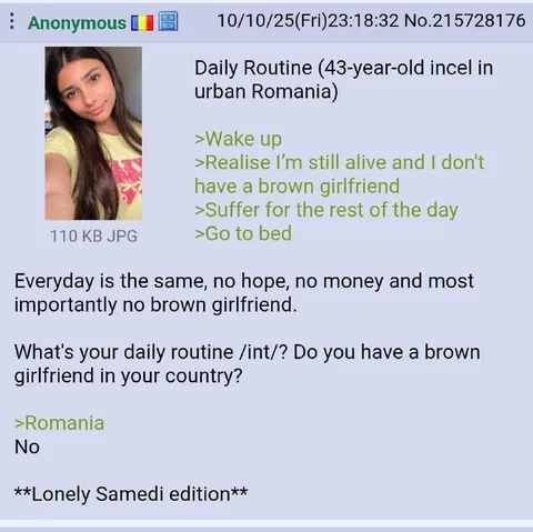 43-Year-Old Incel Daily Routine