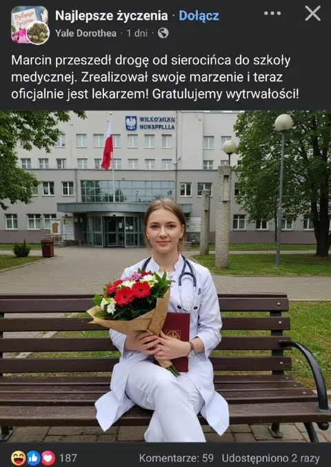 Marcin został lekarzem