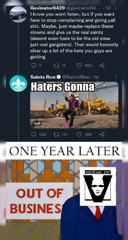 Saints Row Haters One Year Later