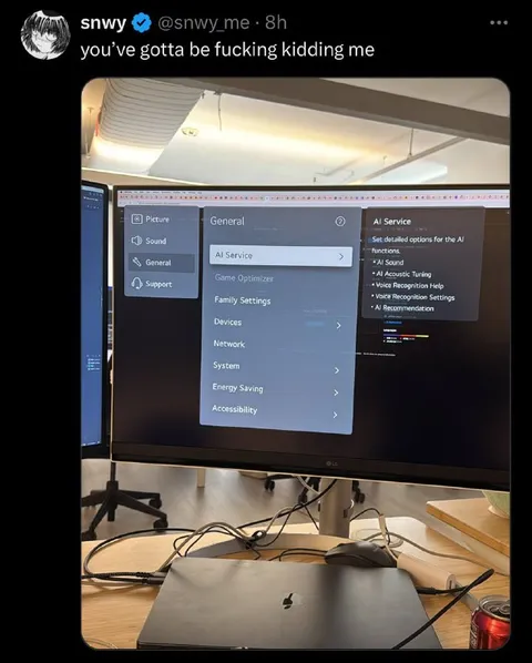 AI Service on the Monitor