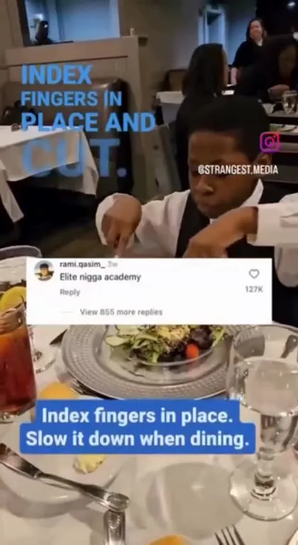 Index Fingers in Place and Pivot