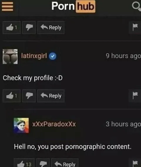 Check My Profile Rejection