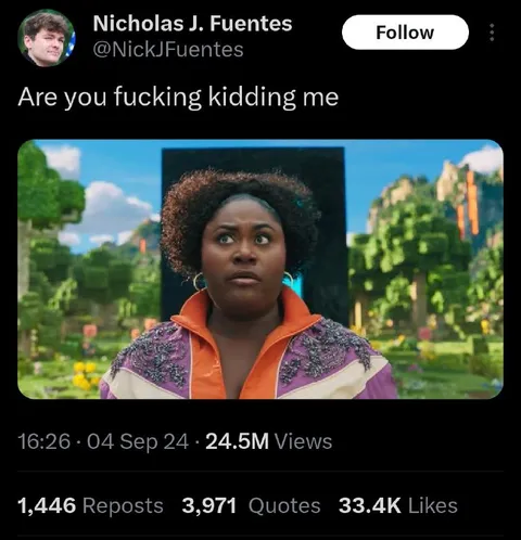 Minecraft Movie Reaction