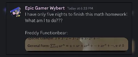 Five Nights Math Homework