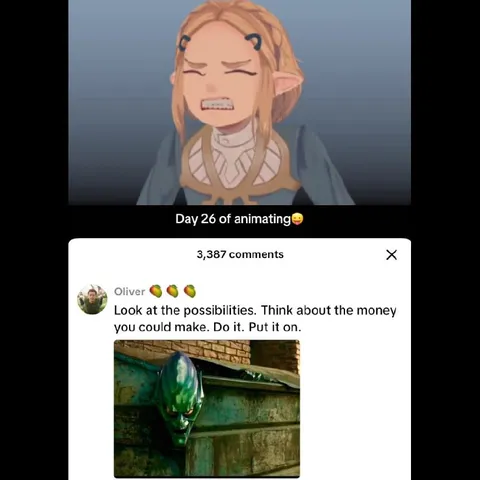 Put It On Animation Comment