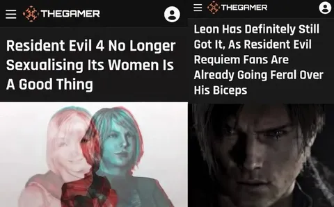 Resident Evil Women and Leon’s Biceps