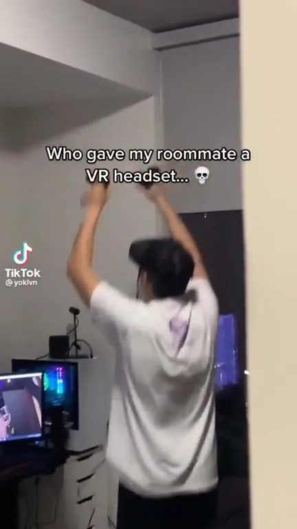 Roommate Gets a VR Headset