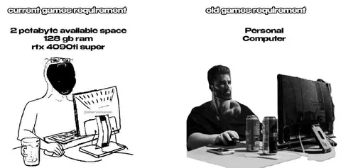 Modern Games vs Old Games Requirements