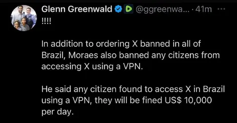 Brazil VPN Fine Tweet