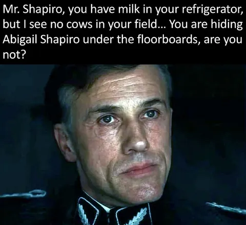 Mr. Shapiro Hides the Cows
