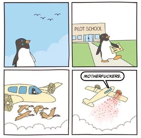 Penguin Pilot School Fails