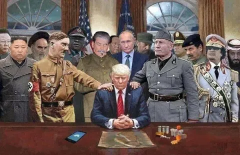 Трамп среди диктаторов
