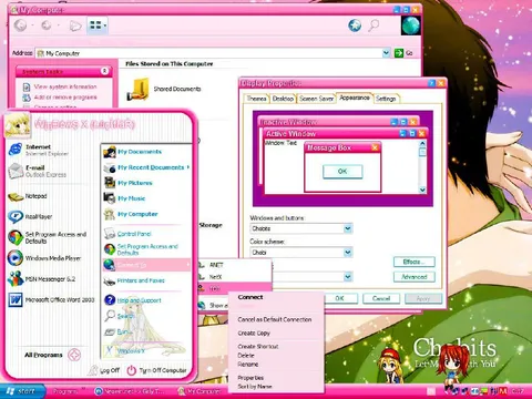 Anime Windows XP Desktop