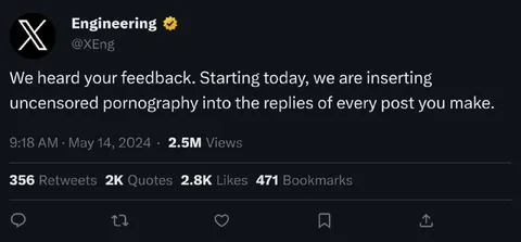 Engineering Pornography Announcement