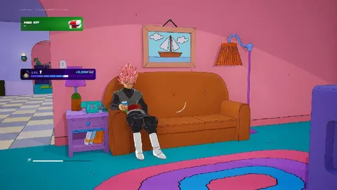 Anime Character Waiting on Couch
