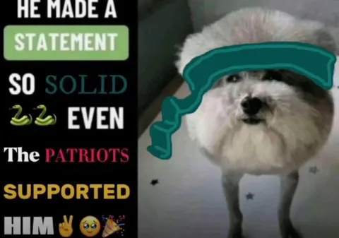Patriots Supported Him