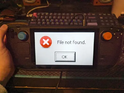 File Not Found on Steam Deck