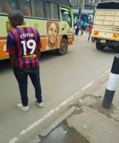 COVID-19 Barcelona Jersey