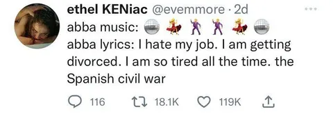 ABBA Lyrics Versus ABBA Music